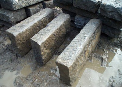 Antique European Limestone Curb -5